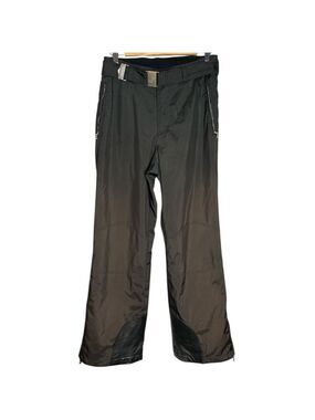 Bogner Ski Pants Snowboarding Black & Brown Ombre Belted Women's, Sz 10